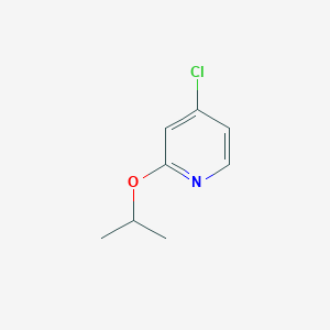 Chemical structure of 4-Chloro-2-isopropoxypyridine