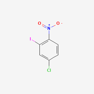 Chemical structure of 4-Chloro-2-iodo-1-nitrobenzene