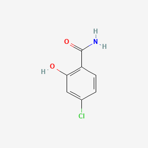 Chemical structure of 4-Chloro-2-Hydroxybenzamide