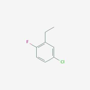 Chemical structure of 4-Chloro-2-ethyl-1-fluorobenzene