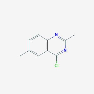 Chemical structure of 4-Chloro-2,6-dimethylquinazoline