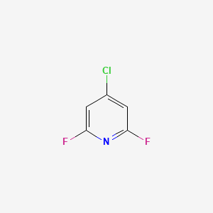 Chemical structure of 4-Chloro-2,6-difluoropyridine
