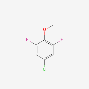 Chemical structure of 4-Chloro-2,6-difluoroanisole