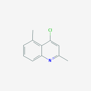 Chemical structure of 4-Chloro-2,5-dimethylquinoline