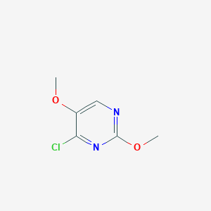Chemical structure of 4-Chloro-2,5-dimethoxypyrimidine