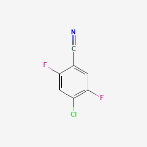 Chemical structure of 4-Chloro-2,5-difluorobenzonitrile