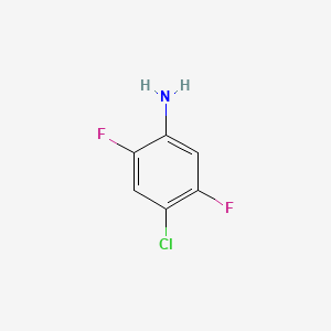 Chemical structure of 4-Chloro-2,5-difluoroaniline