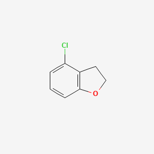 Chemical structure of 4-Chloro-2,3-dihydrobenzofuran