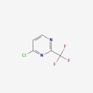 Chemical structure of 4-Chloro-2-(trifluoromethyl)pyrimidine