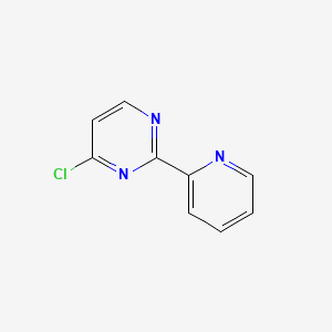 Chemical structure of 4-Chloro-2-(pyridin-2-yl)pyrimidine