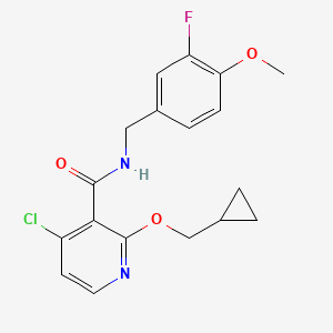 Chemical structure of ALDH2 modulator 1