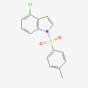 Chemical structure of 4-Chloro-1-tosyl-1H-indole