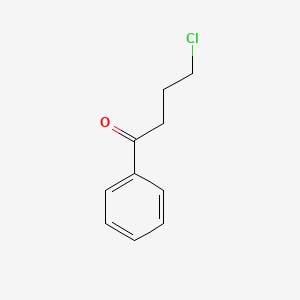 Chemical structure of 4'-Chlorobutyrophenone