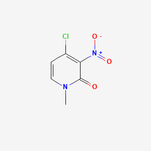 Chemical structure of 4-Chloro-1-methyl-3-nitropyridin-2(1H)-one