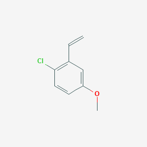 Chemical structure of 4-chloro-1-methoxy-2-vinylbenzene