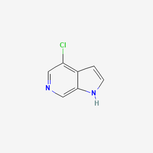 Chemical structure of 4-Chloro-1H-pyrrolo[2,3-c]pyridine