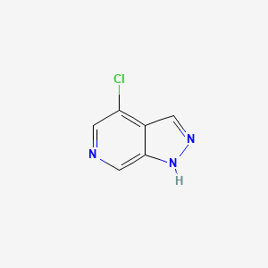 Chemical structure of 4-Chloro-1H-pyrazolo[3,4-c]pyridine