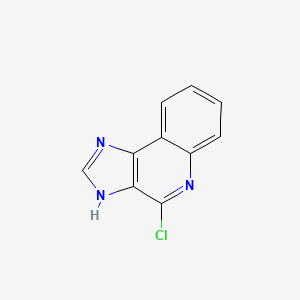 Chemical structure of 4-chloro-1H-imidazo[4,5-c]quinoline