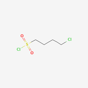 Chemical structure of 4-Chloro-1-butylsulfonyl Chloride