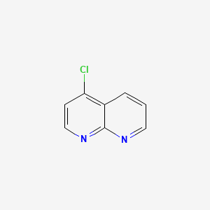 Chemical structure of 4-Chloro-1,8-naphthyridine