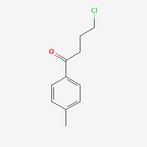 Chemical structure of 4-Chloro-1-(p-tolyl)butan-1-one