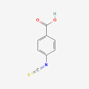 Chemical structure of 4-Isothiocyanatobenzoic acid