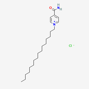 Chemical structure of 4-Carbamoyl-1-hexadecylpyridinium Chloride
