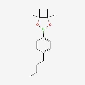 Chemical structure of 4-Butylphenylboronic acid pinacol ester