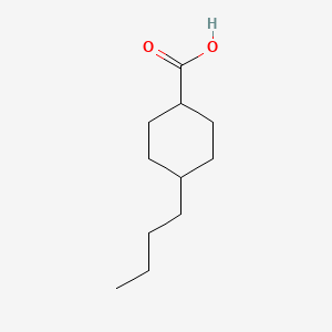 Chemical structure of 4-Butylcyclohexanecarboxylic Acid