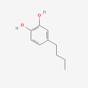 Chemical structure of 4-Butylbenzene-1,2-diol