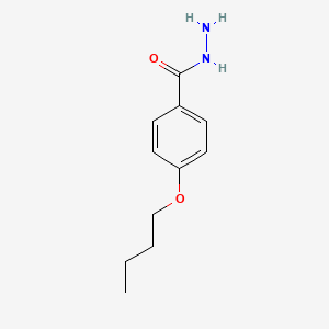 Chemical structure of 4-Butoxybenzohydrazide