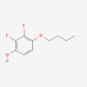 Chemical structure of 4-Butoxy-2,3-difluorophenol