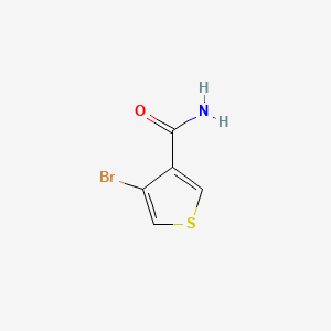 Chemical structure of 4-Bromothiophene-3-carboxamide