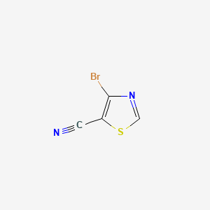 Chemical structure of 4-Bromothiazole-5-carbonitrile