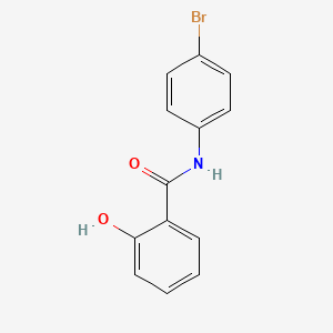 Chemical structure of 4'-Bromosalicylanilide