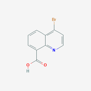 Chemical structure of 4-Bromoquinoline-8-carboxylic acid