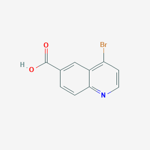 Chemical structure of 4-Bromoquinoline-6-carboxylic acid