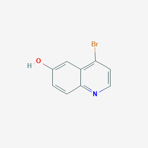 Chemical structure of 4-Bromoquinolin-6-ol