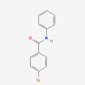 Chemical structure of 4-Bromo-N-phenylbenzamide