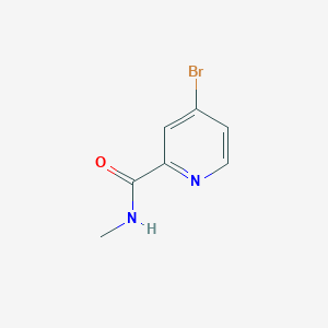 Chemical structure of 4-Bromo-N-methylpicolinamide
