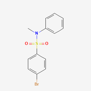 Chemical structure of 4-Bromo-N-methyl-N-phenylbenzenesulfonamide