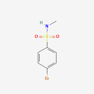 Chemical structure of 4-Bromo-N-methylbenzenesulfonamide