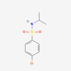 Chemical structure of 4-Bromo-N-isopropylbenzenesulfonamide