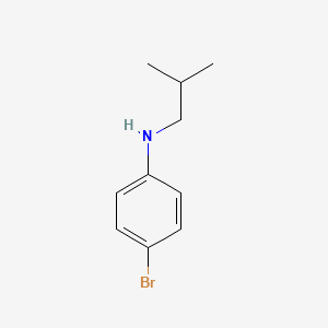 Chemical structure of 4-Bromo-N-isobutylaniline