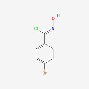Chemical structure of 4-Bromo-alpha-chlorobenzaldoxime