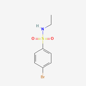 Chemical structure of 4-Bromo-N-ethylbenzenesulfonamide