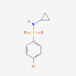 Chemical structure of 4-Bromo-N-cyclopropylbenzenesulfonamide