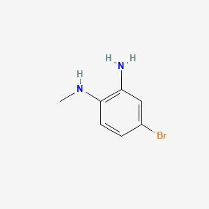 Chemical structure of 4-Bromo-N1-methylbenzene-1,2-diamine