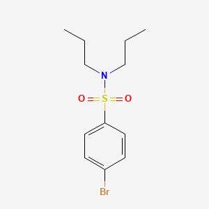 Chemical structure of 4-Bromo-N,N-dipropylbenzenesulfonamide
