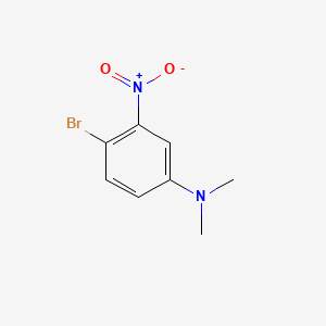 Chemical structure of 4-Bromo-N,N-dimethyl-3-nitroaniline